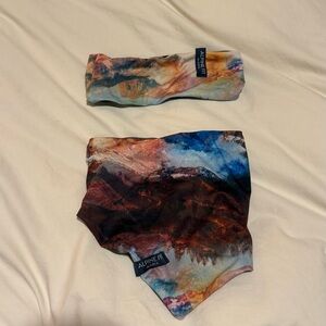 Alpine fit co wool lined neckie and headband